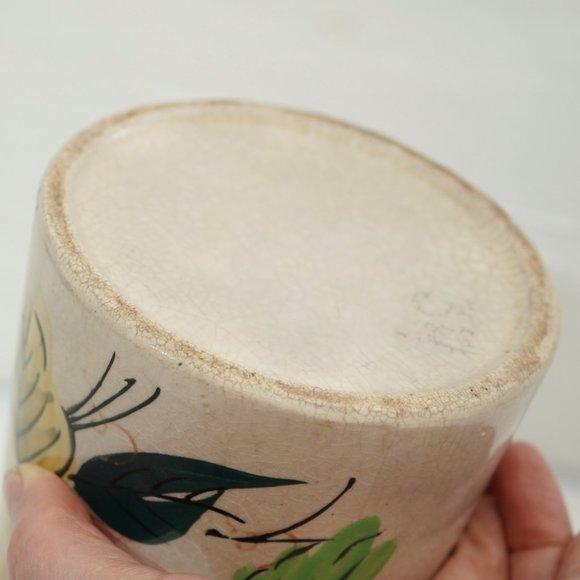 Vintage 60s Mid Century MCM Hand Painted Fruit Motif Mini Pitcher - Picture 10 of 10